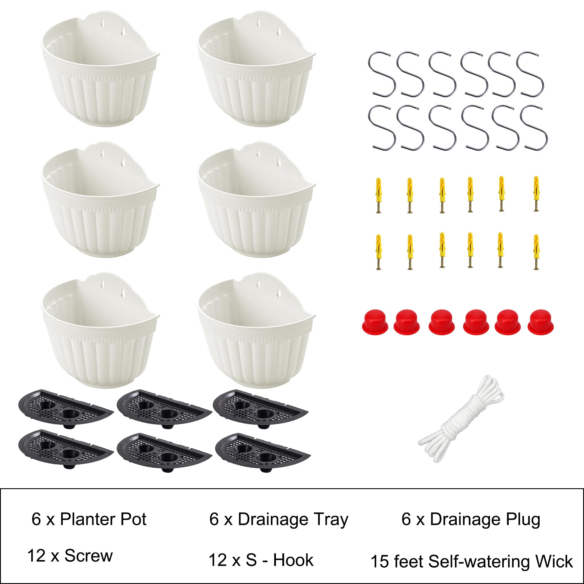 ORIMERC drainage-hole plug included keeps indoor pots tidy when reconfiguring.