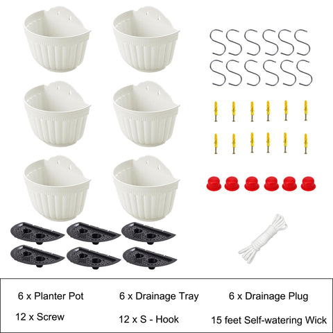 ORIMERC drainage-hole plug included keeps indoor pots tidy when reconfiguring.