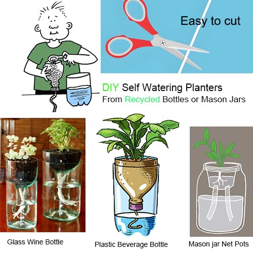 ORIMERC easy-fit watering cord adapts to any container.