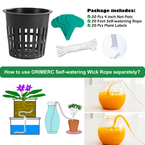 Orimerc net cups suit hydroponics and aquaponics from Kratky to DWC.