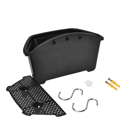 ORIMERC includes hooks and trays for quick setup.