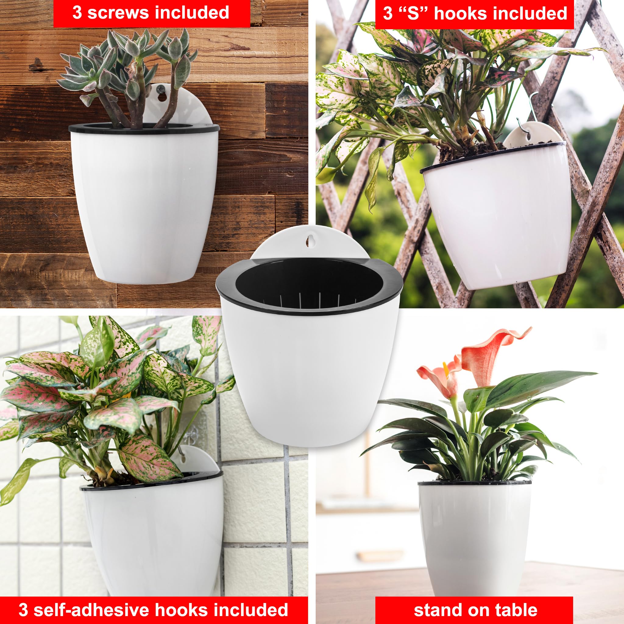 ORIMERC window-hanging planter for sunlit herbs