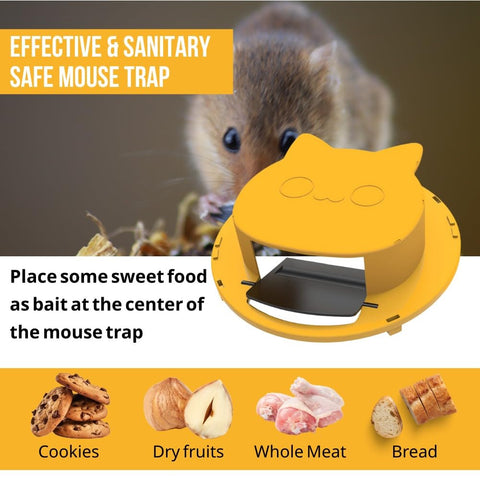 ORIVO bucket trap bait setup for simple, humane rodent management.