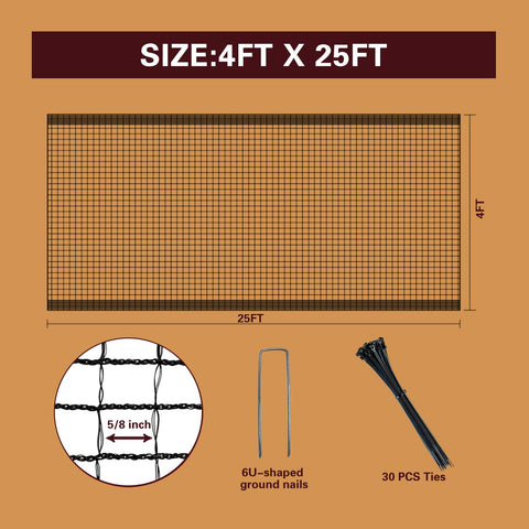 ORIVOGAS high-strength HDPE weave deters wildlife with durable, UV-protected fencing