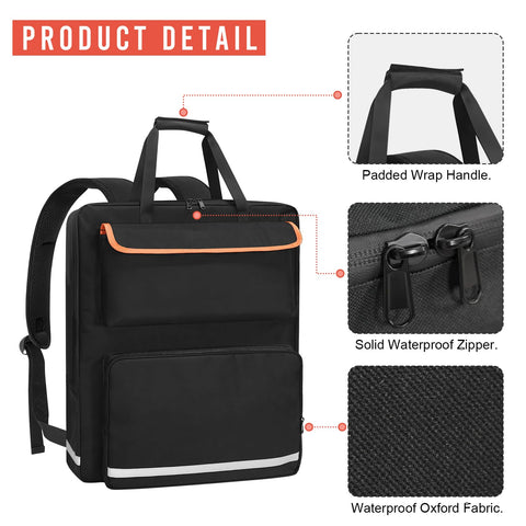 ORKELS solar panel storage bag durable nylon construction withstands outdoor use