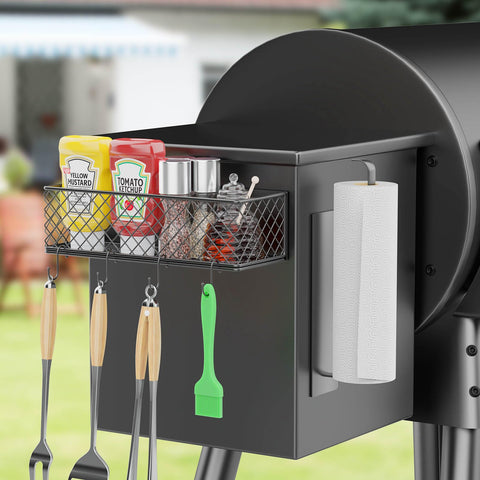 Ormeli vented design promotes heat dissipation and water drainage on grills.