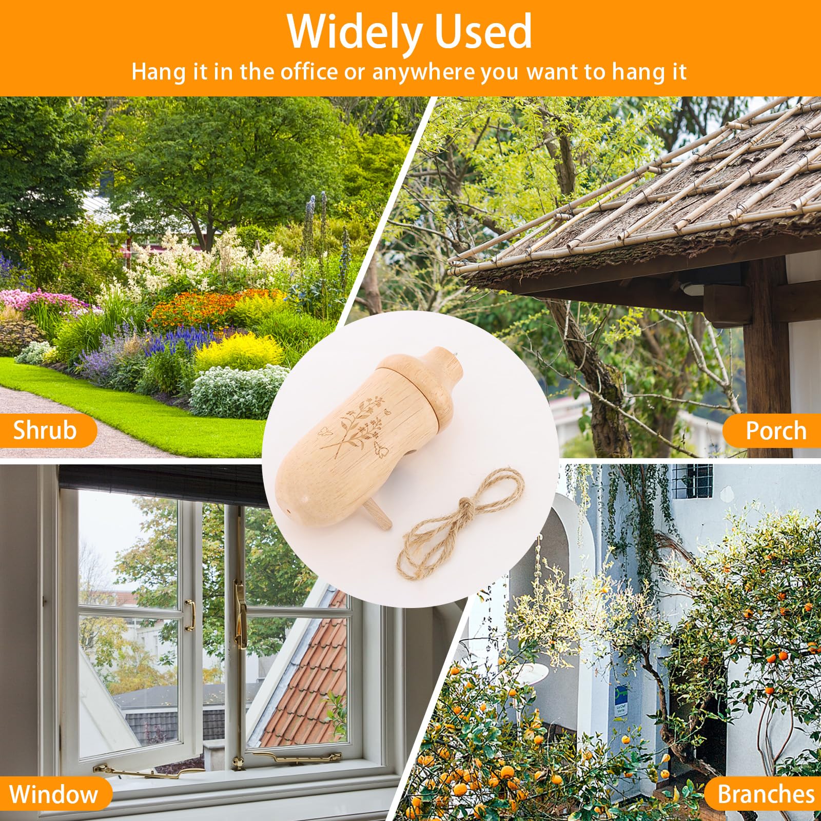 OROGHT Hummingbird House displayed indoors or outdoors for versatile decor