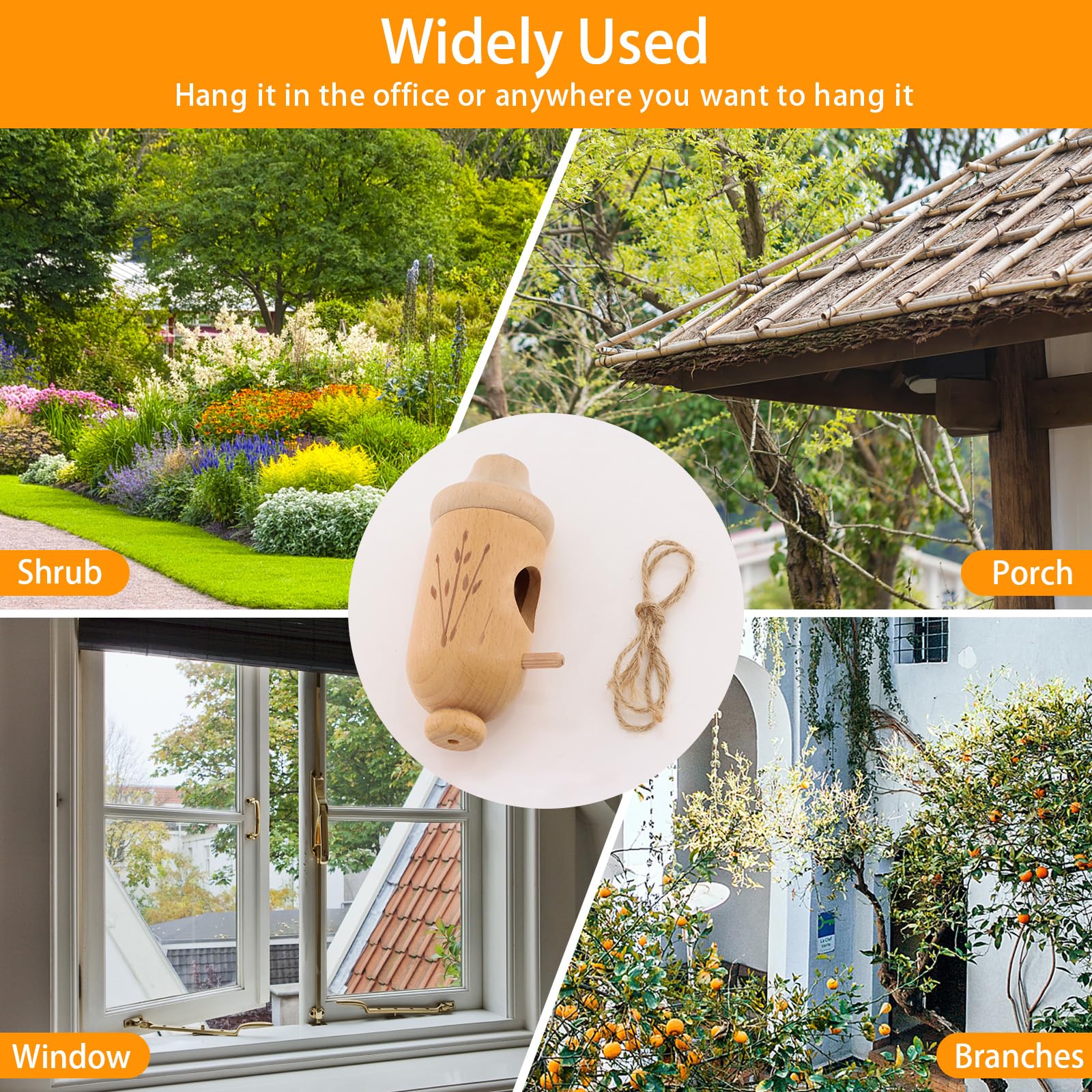 OROGHT outdoor birdhouse makes a thoughtful gift for nature lovers.