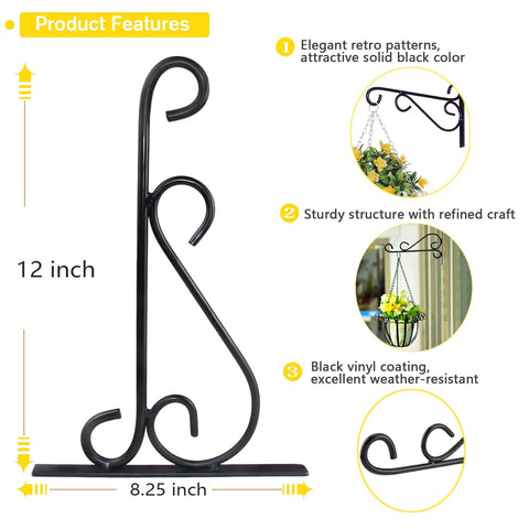Ororitoli decorative bracket holding flowers, lanterns, or wind chimes beautifully