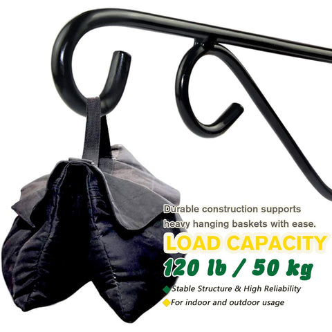 Ororitoli heavy-duty plant hanger supports up to 120 lb for large planters