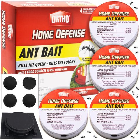 Ortho Ant Killer in metallic case protects indoor space from ant trails.