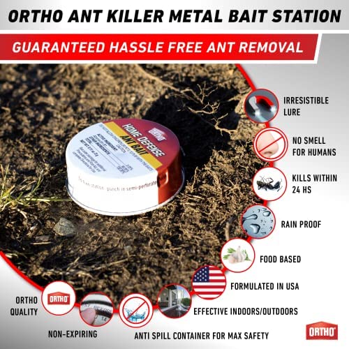 Ortho Ant Killer Setup Illustration shows puncture and activation steps.
