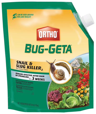 Ortho Bug-Geta Snail & Slug Killer2 bottle front for effective garden pest control