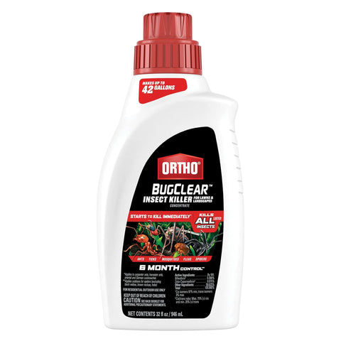 Ortho BugClear lawn spray bottle for fast-acting outdoor pest control