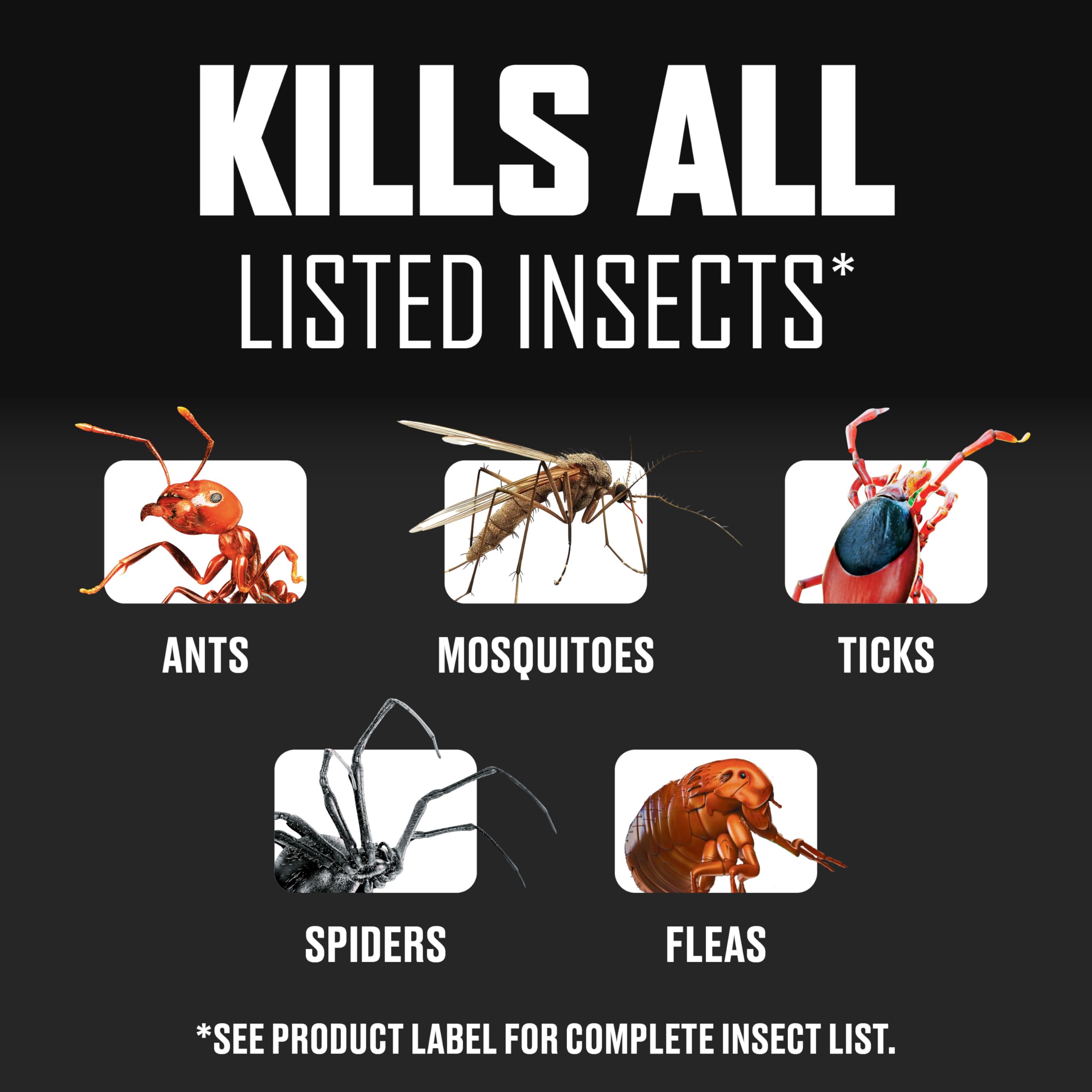 Ortho BugClear quick-kill action shows fast pest control.