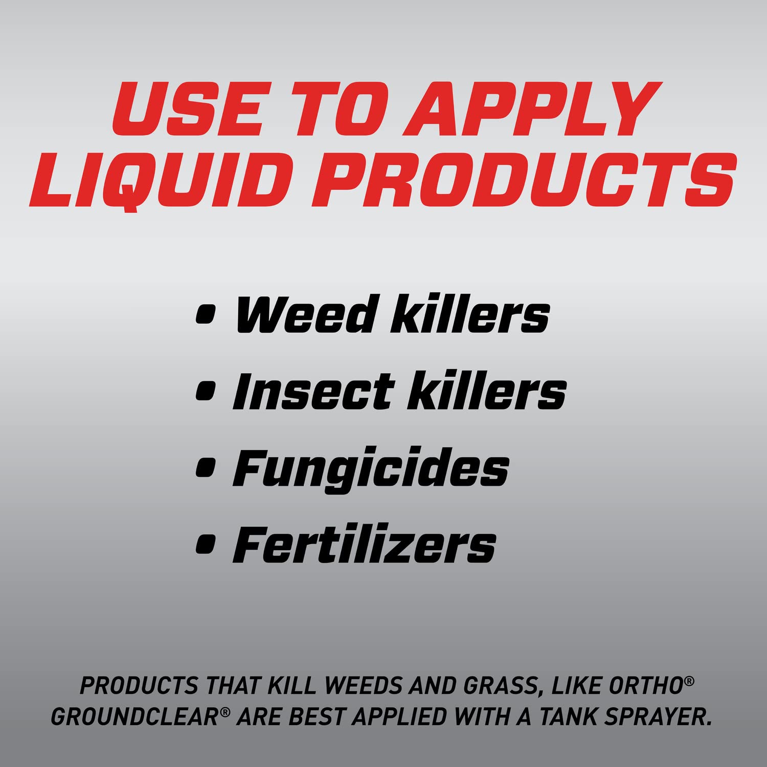 Ortho Dial N Spray dilution settings from 1 tsp to 8 oz per gallon