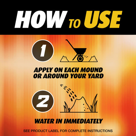 Ortho Fire Ant Killer Broadcast Granules ready-to-use for quick mound kill across your lawn