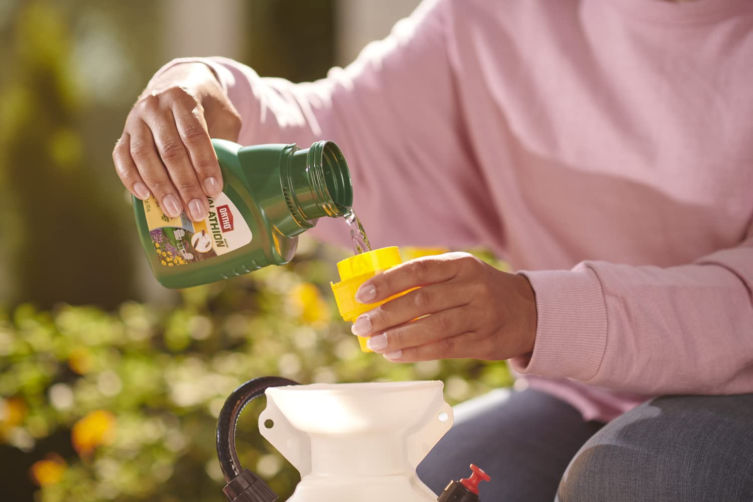 Ortho MAX used on fruits and citrus trees in the garden.