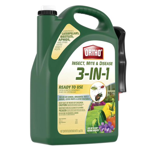 Ortho protects fruits, nuts and vegetables from pests and diseases.