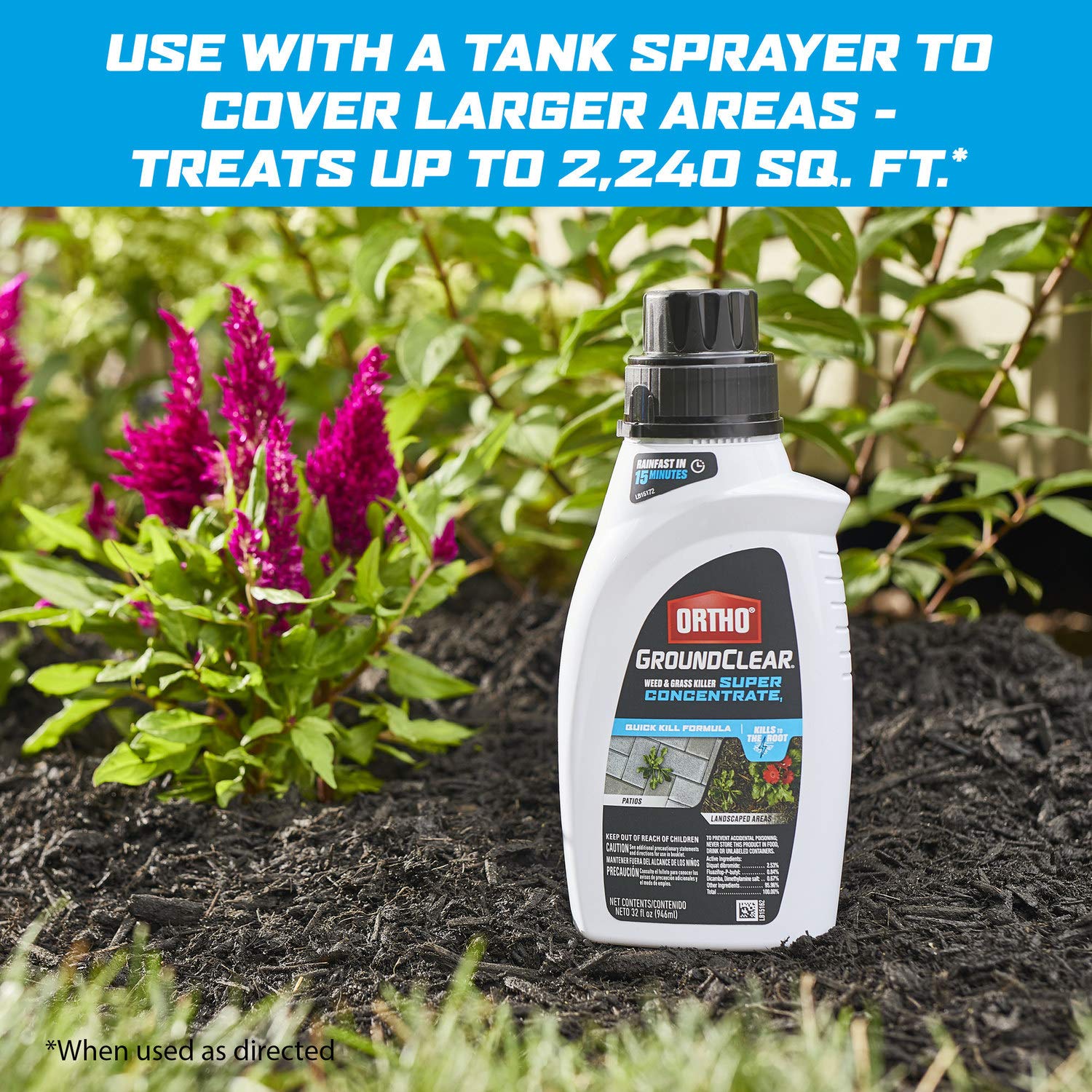 Ortho GroundClear DIY-friendly concentrate for spray application.