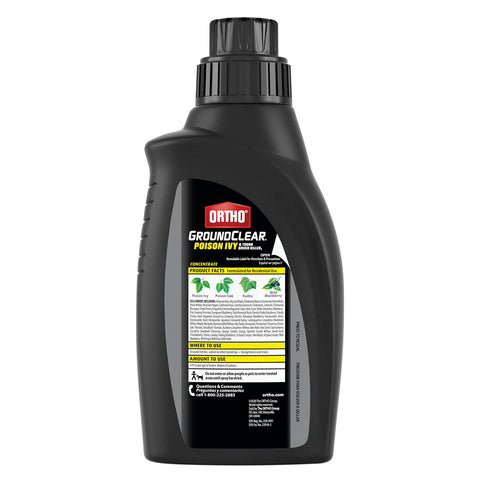 Ortho GroundClear covers up to 3,200 sq ft per bottle.