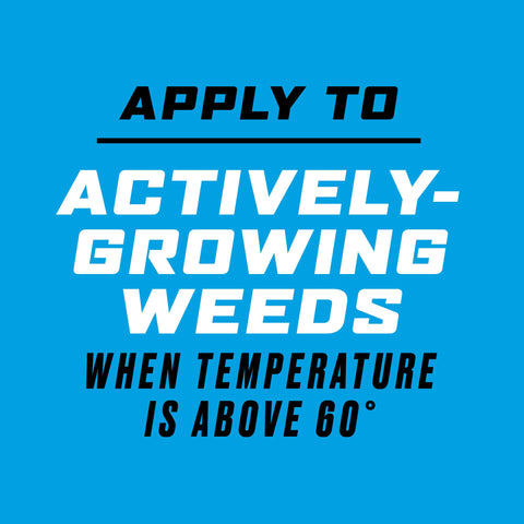Ortho GroundClear is rainfast within 15 minutes after application outdoors.