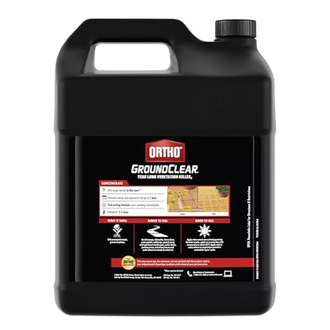 Ortho GroundClear Year Long mixing in sprayer for up to 3,200 sq ft coverage