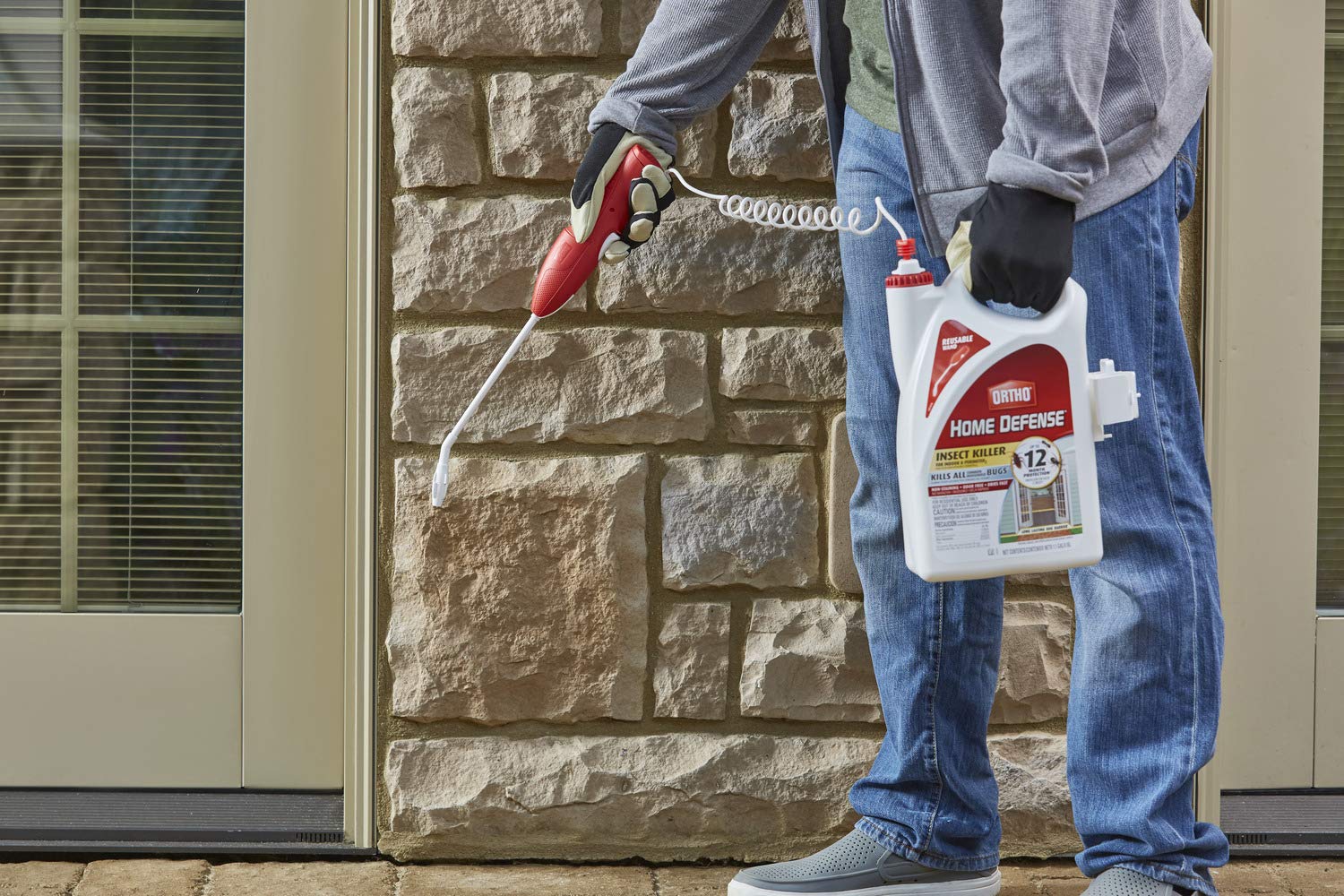 Ortho Home Defense 12-month barrier on non-porous indoor surfaces