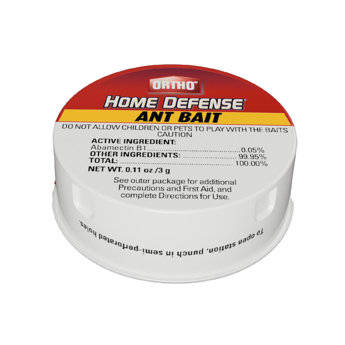 Ortho Home Defense 4PK bait stations for indoor and outdoor use.