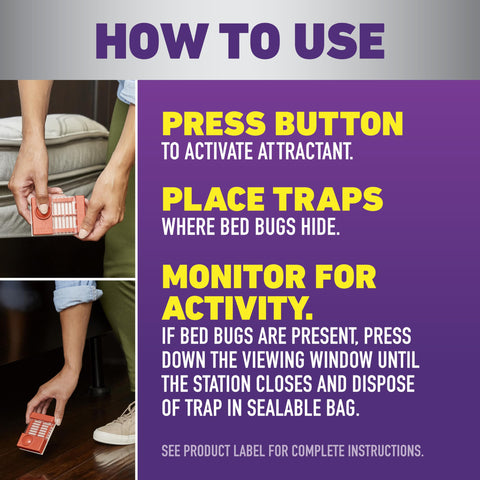 Ortho Home Defense Bed Bug Trap is Step 1 in the Ortho Bed Bug Solution System