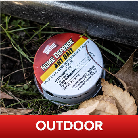 Ortho Home Defense discreet metal design blends with home surroundings.