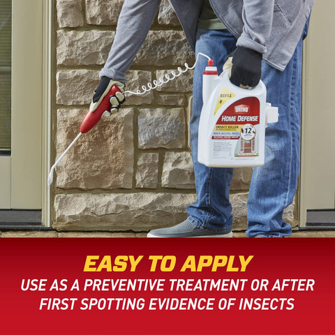Ortho Home Defense garage entryway helps deter pests at doors.