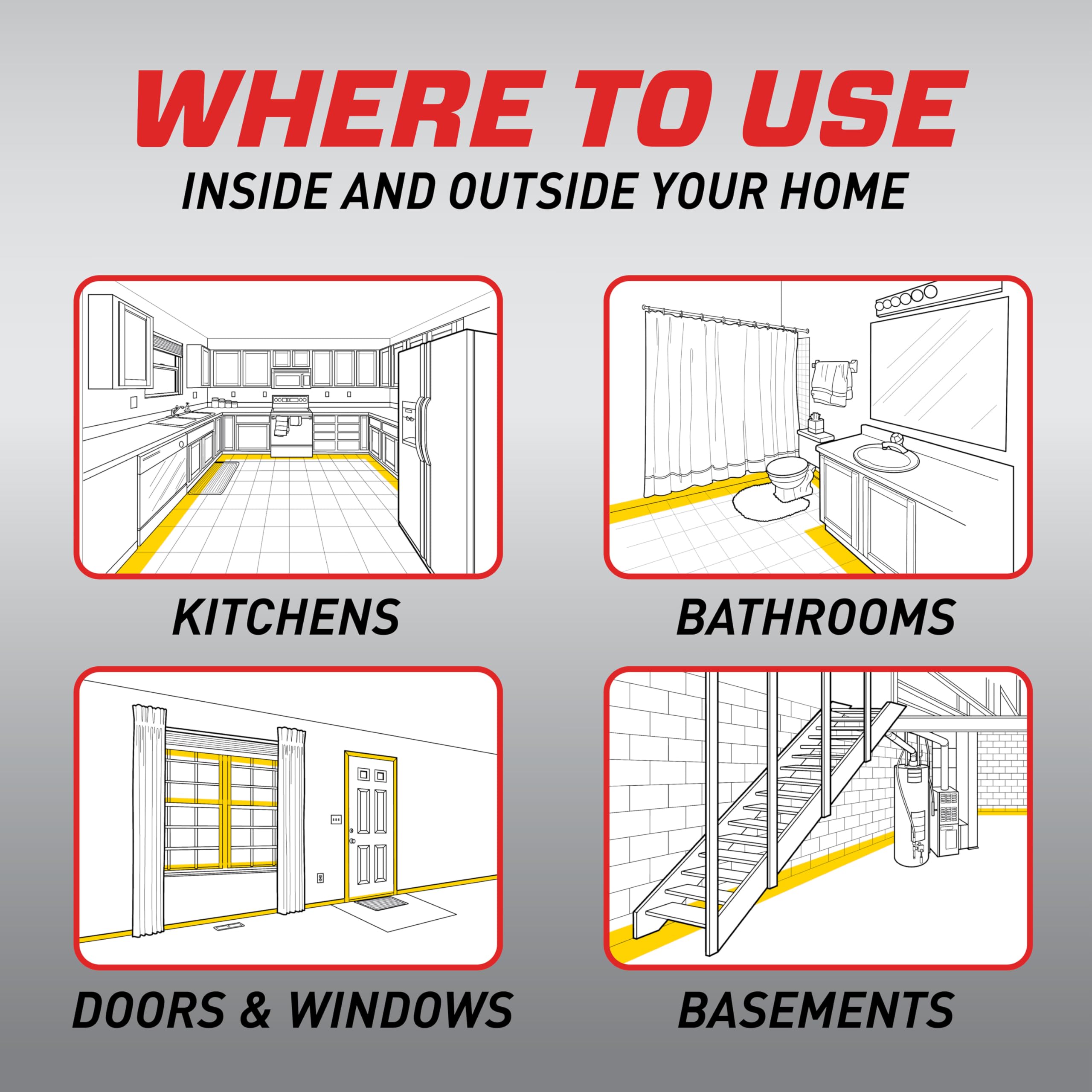 Ortho Home Defense Max outdoor 12-inch band perimeter application