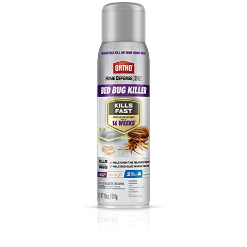 Spray action shot of Ortho Bed Bug Killer for fast spot treatment