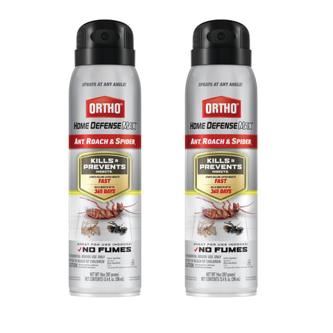 Ortho Home Defense Max bottle angled spray reaches cracks for fast indoor control