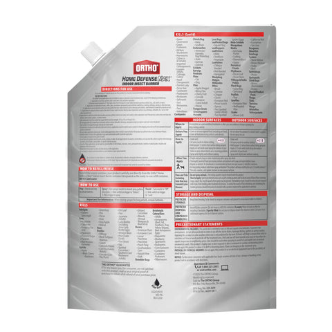 Ortho Home Defense Max dries quickly indoors with no fumes or stains.