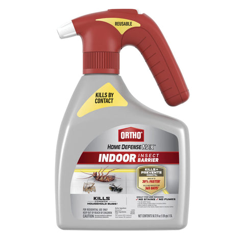 Ortho Home Defense Max indoor sprayer in use for quick indoor pest control