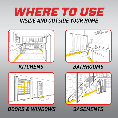 Ortho Home Defense Max kills ants, roaches, and spiders inside the home.