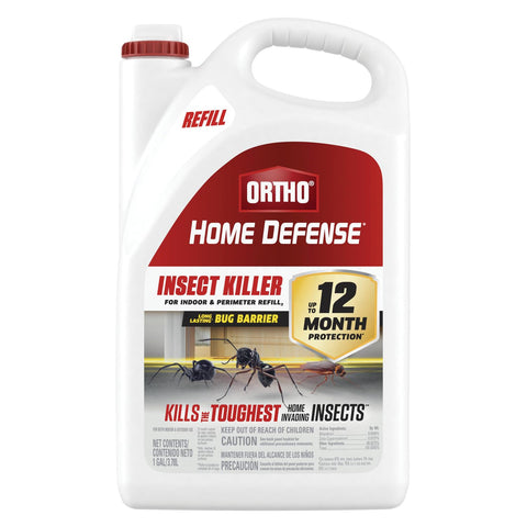 Ortho Home Defense refill2 bottle with easy-dispense nozzle for indoor use.