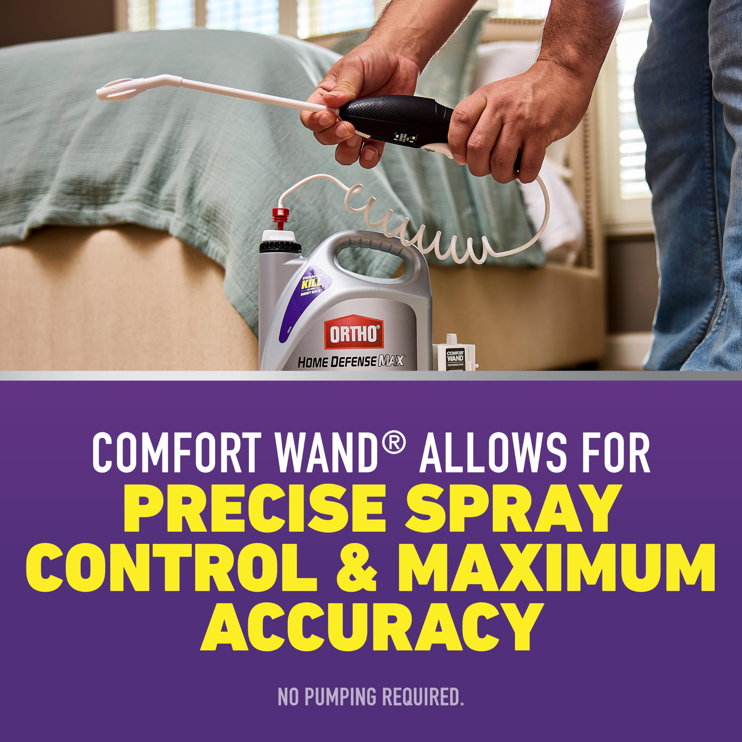 Ortho mattress seams and tufts receive targeted contact coverage