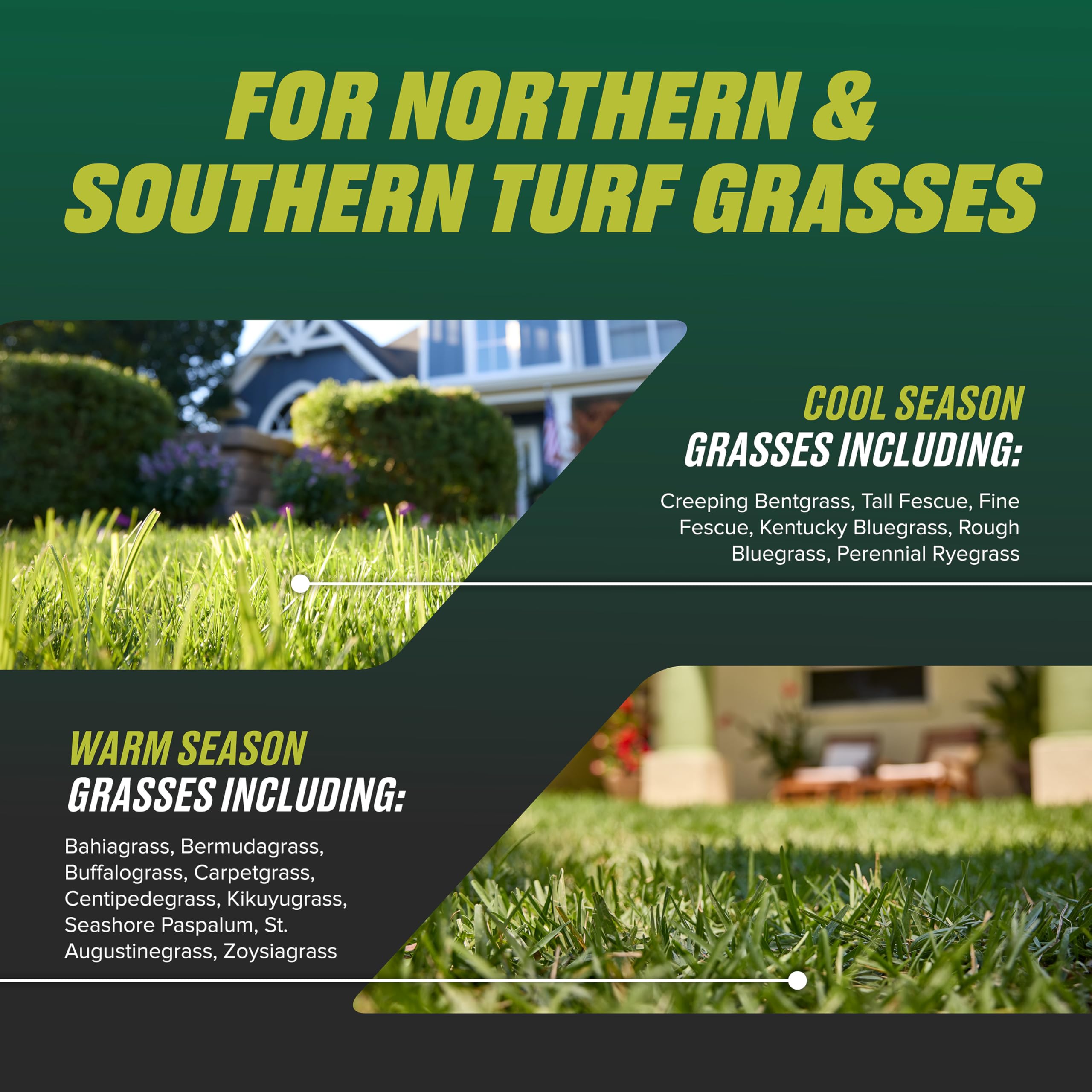 Ortho Nutsedge Killer for Lawns spray action on lawn