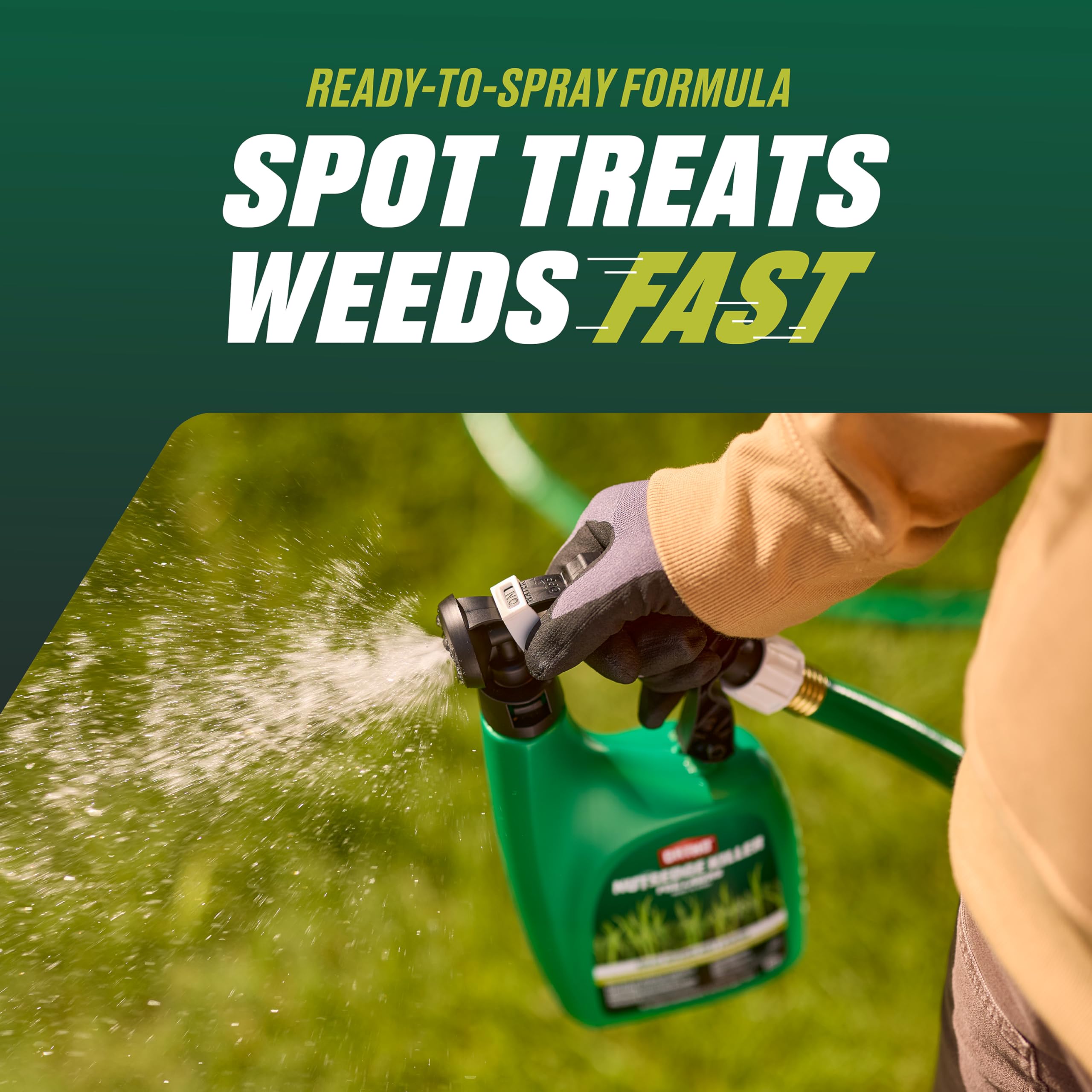 Ortho Nutsedge Killer for Lawns provides coverage up to 5,000 sq ft