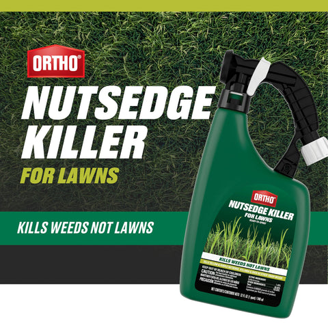 Ortho Nutsedge Killer for Lawns ready-to-spray on hose-end setup