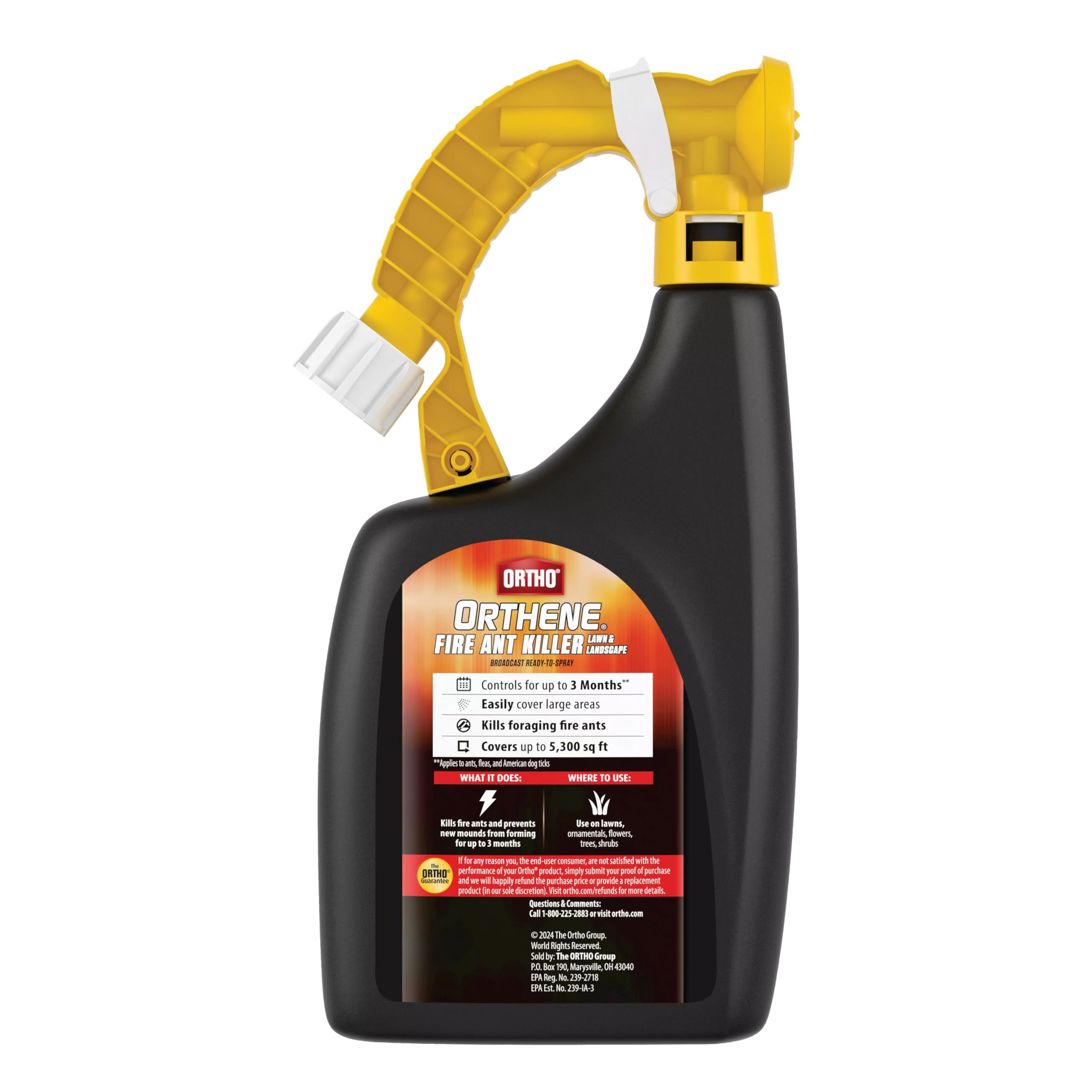 Ortho Orthene Fire Ant Killer used on roses and ornamentals to protect plants