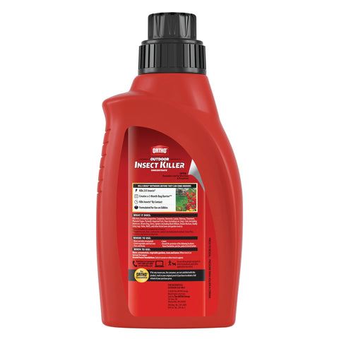 Ortho concentrate mixing image showing spray-ready mix for lawns