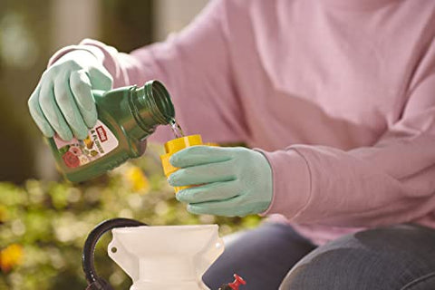 Ortho Rose & Flower concentrate label details protection duration and usage.