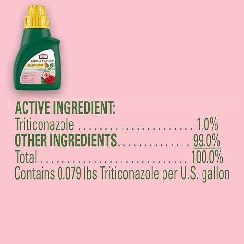 Ortho Rose & Flower concentrate being poured for immediate disease protection.