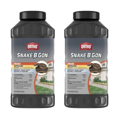 Ortho Snake B Gon1 bottle in side view for easy ground application and yard protection