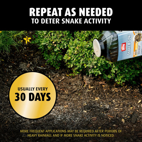 Ortho Snake B Gon1 deterrent applied around houses and yards