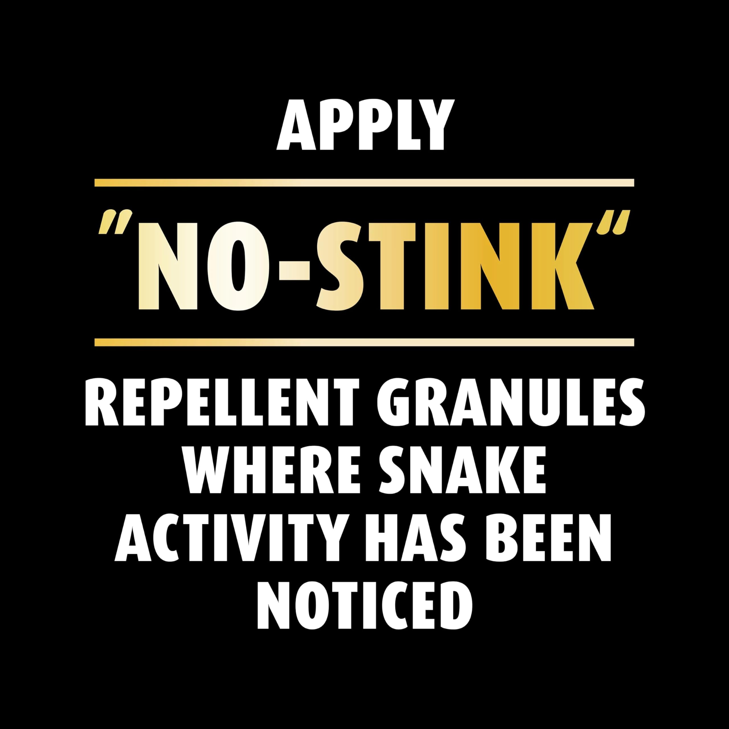 Ortho Snake B Gon1 safety label on packaging for home use
